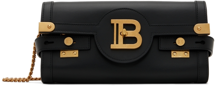 Balmain Black B-Buzz 23 Clutch Bag