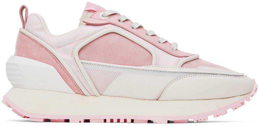 Balmain Pink Racer Sneakers