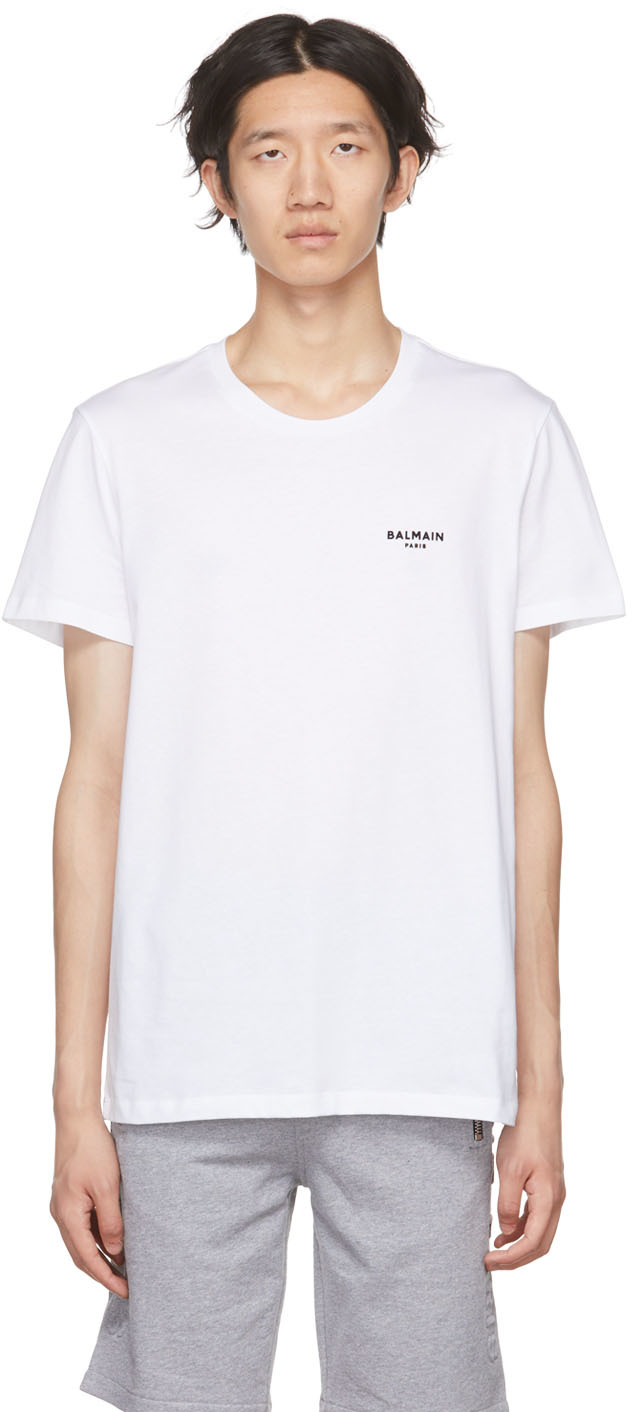Balmain Black Organic Cotton T-Shirt