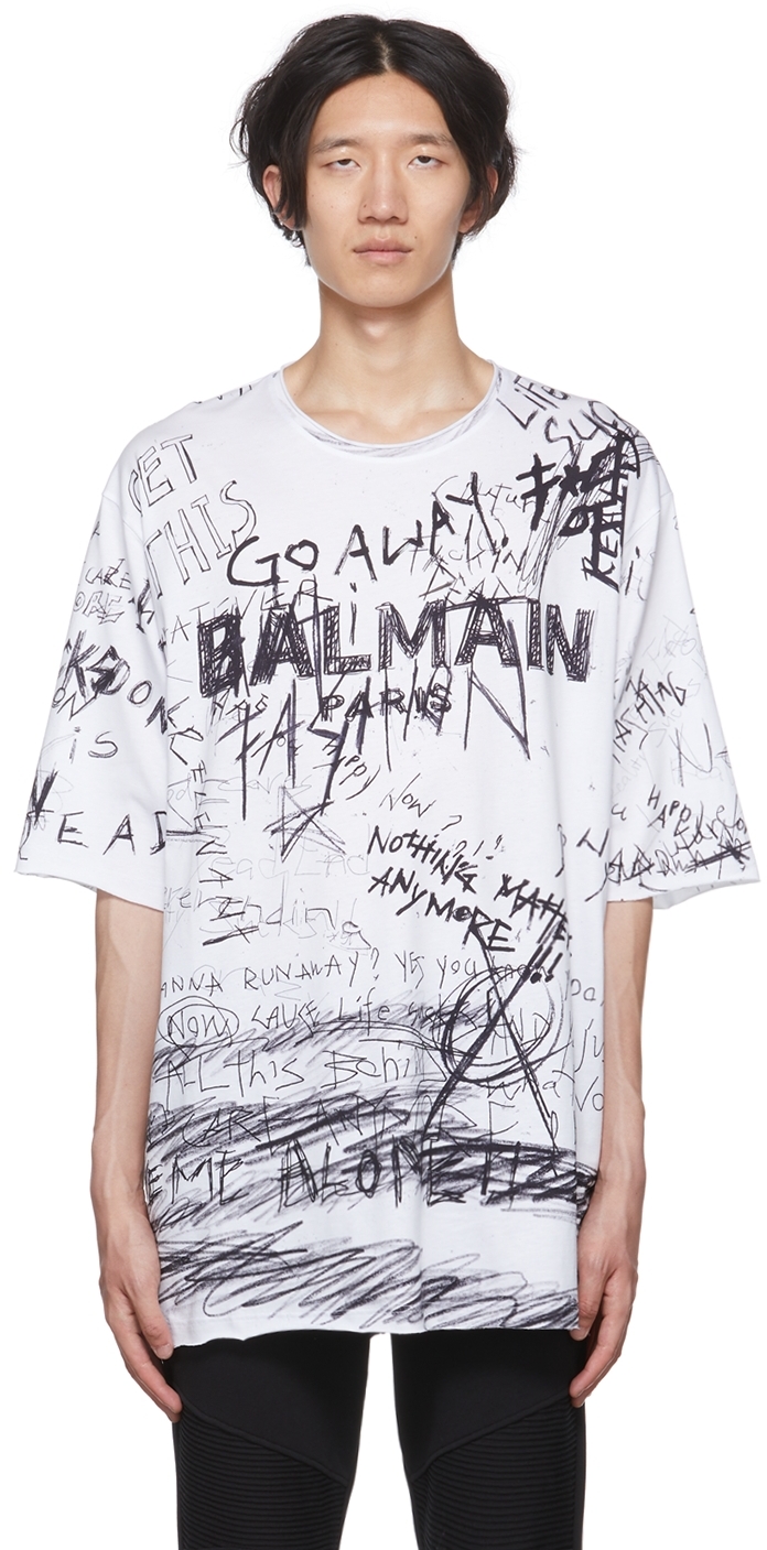 BALMAIN バルマン BLACK Tシャツ メンズ 秋冬2022 YH1EG010BB69EAB mc 【在庫処分大特価!!】