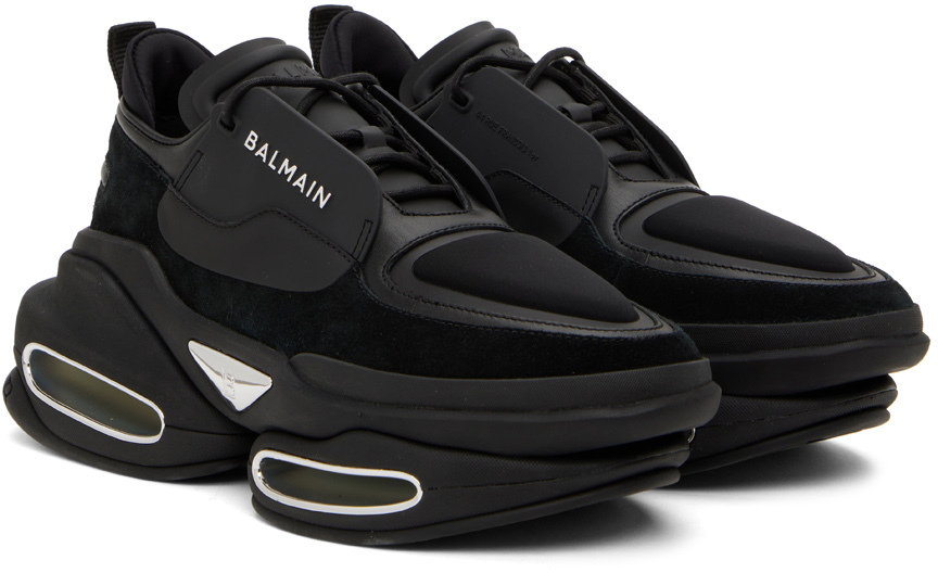 블랙 B 볼드 로우탑 스니커즈 YM1VI277TRPN 발망 페칭 FETCHING