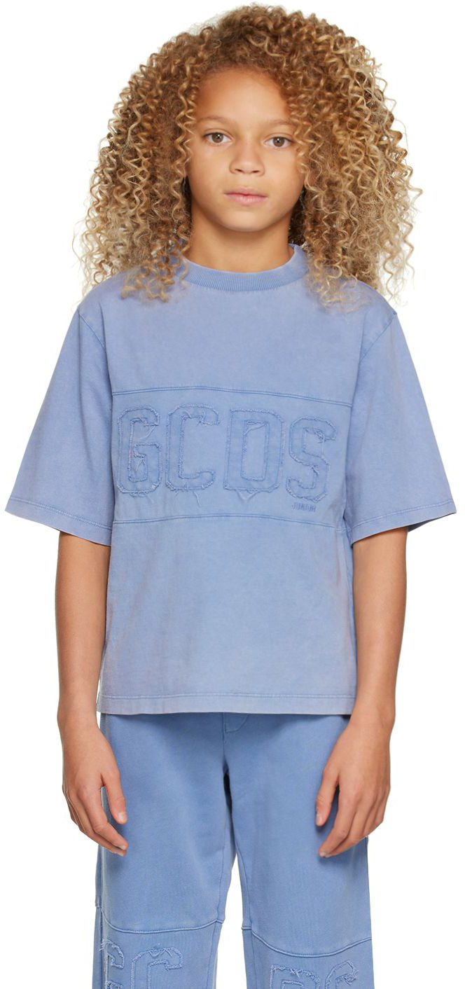 Kids Blue Greek Lunch T-Shirt Ssense Abbigliamento Top e t-shirt T-shirt T-shirt a maniche corte 