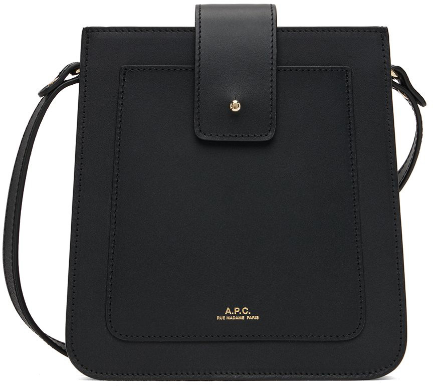 A.P.C.: Black Albane Bag | SSENSE Canada