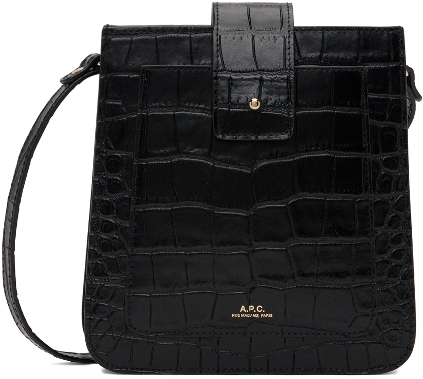 A.P.C. Black Albane Shoulder Bag