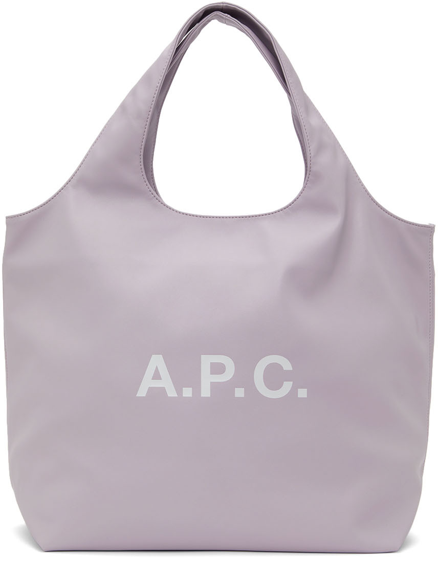 A.P.C.: Purple Ninon Tote | SSENSE