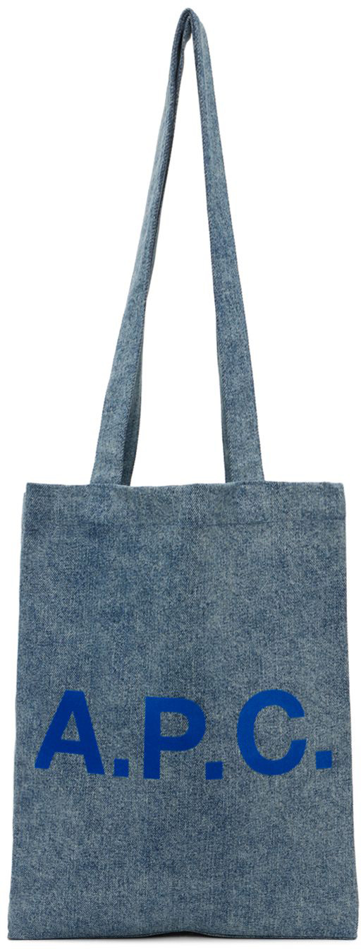 A.P.C. Navy Lou Tote