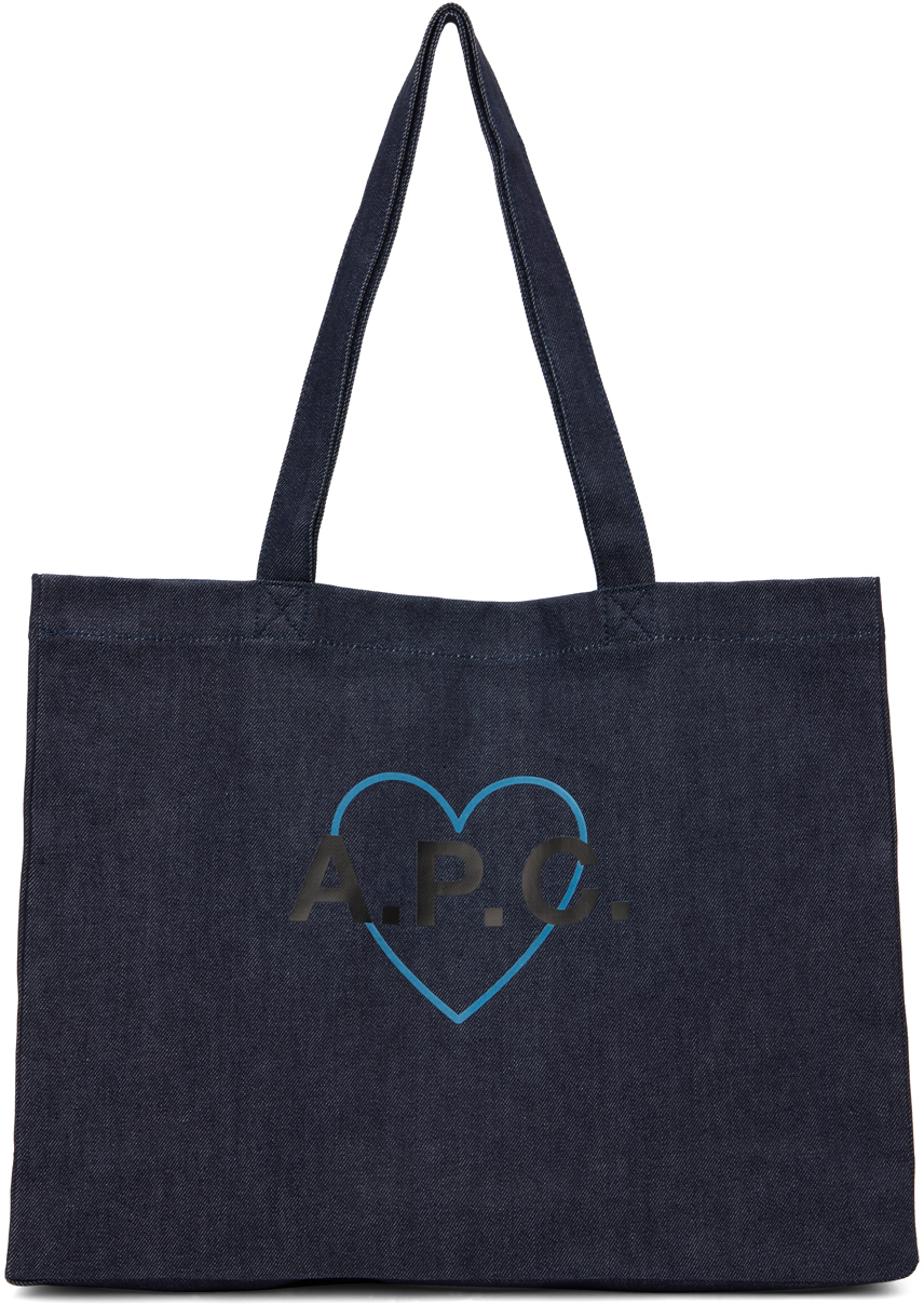 A. P.C. Indigo Saint Valentin Tote