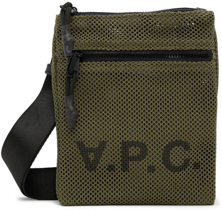 Khaki Rebound Messenger Bag by A.P.C. on Sale