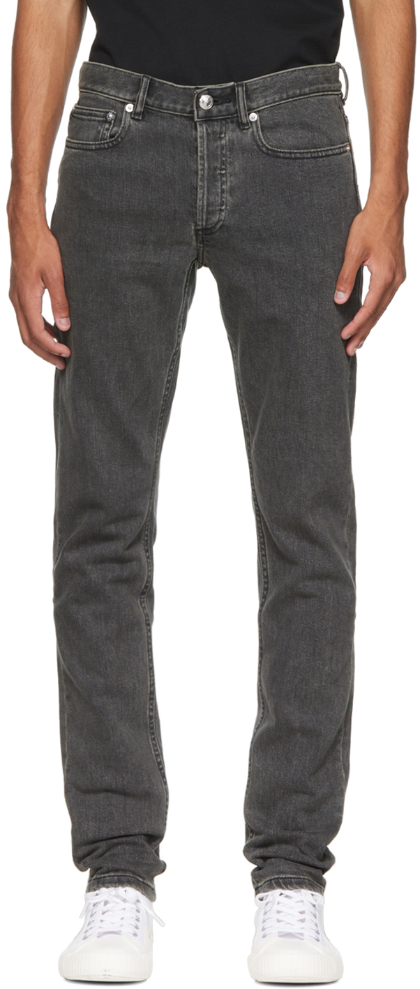 A.P.C.: Gray Petit New Standard Jeans | SSENSE