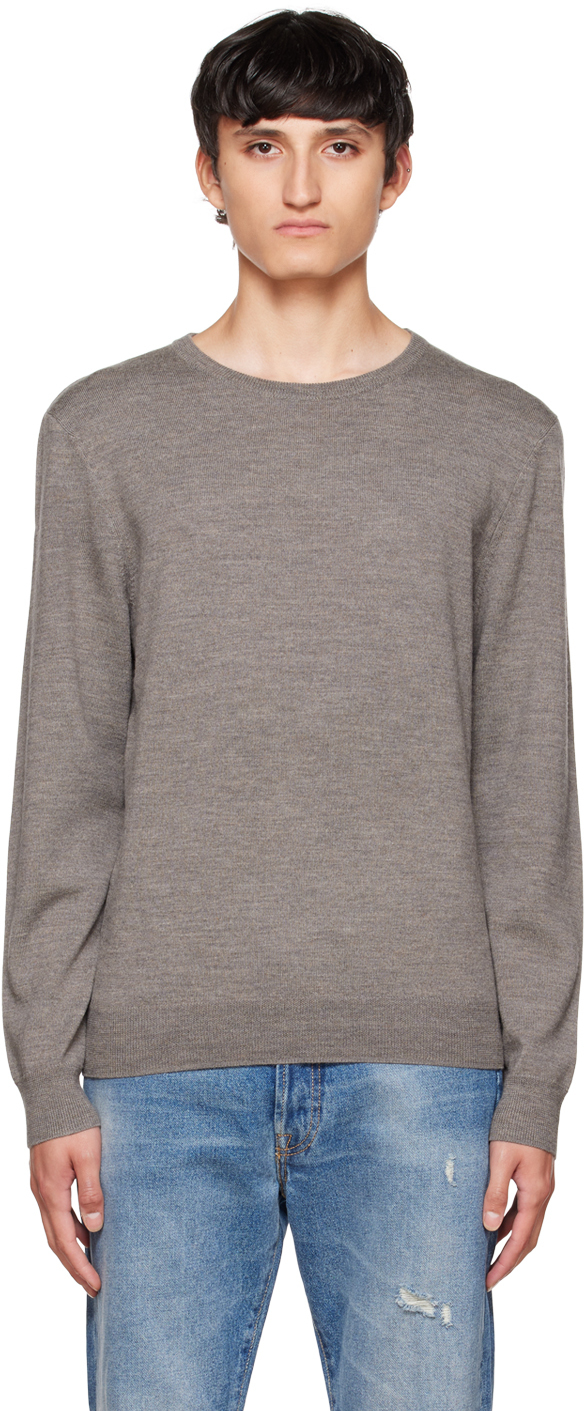 Grey Cashmere Deep V-Neck Sweatshirt Ssense Uomo Abbigliamento Maglioni e cardigan Felpe e hoodies Felpe 