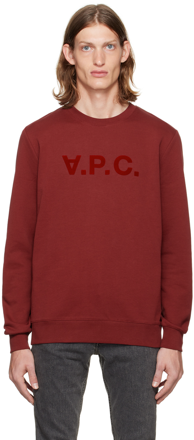 A.P.C. Burgundy VPC Sweatshirt