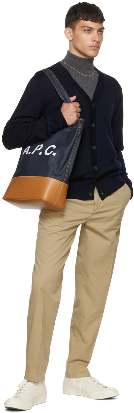 A.P.C. ネイビー Samuel カーディガン