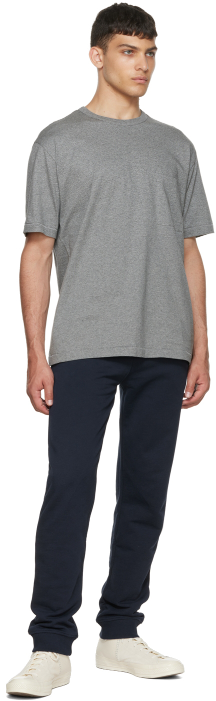 A.P.C. ネイビー コットン ラウンジパンツ