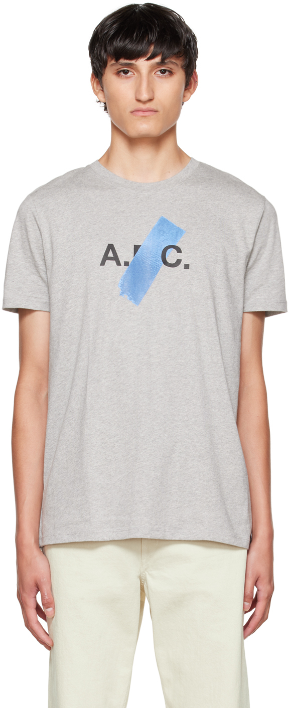 A.P.C. Gray Shiba T-Shirt
