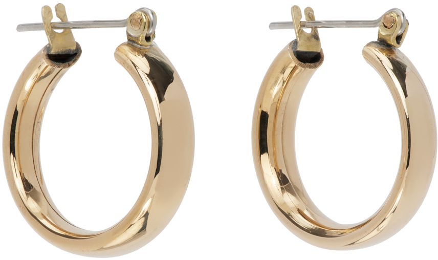 Laura Lombardi Gold Mini Band Earrings