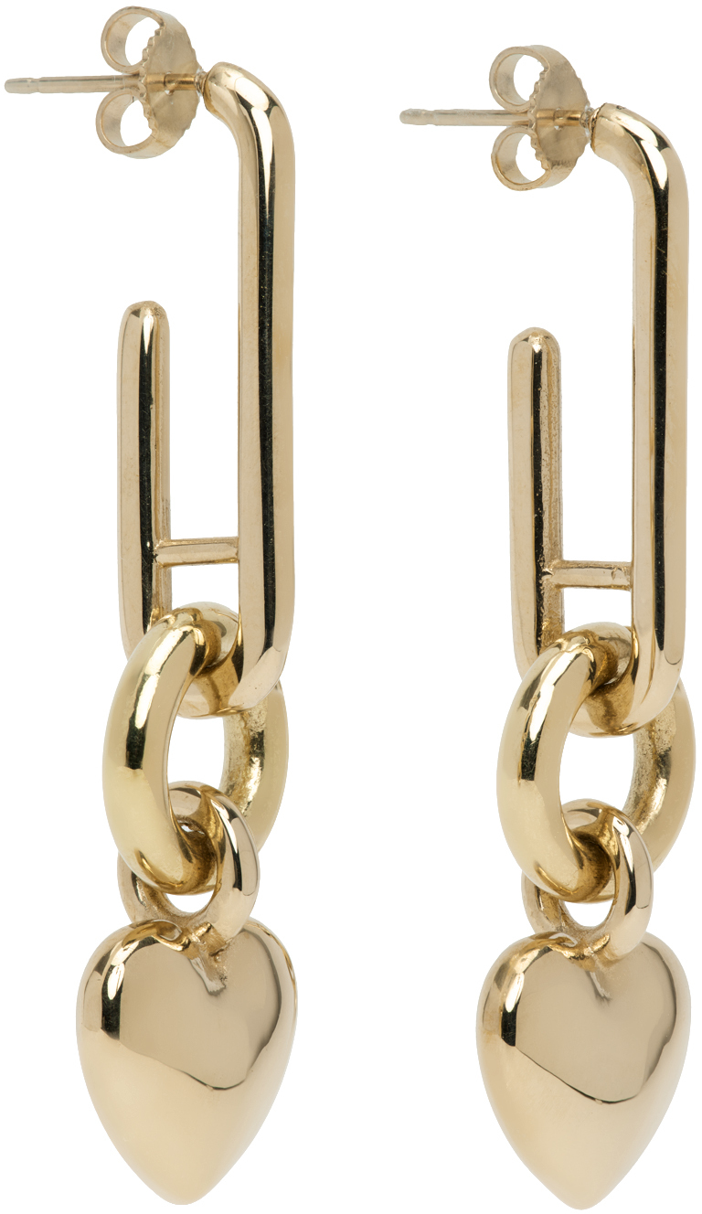 Laura Lombardi Gold Ilaria Charm Earrings
