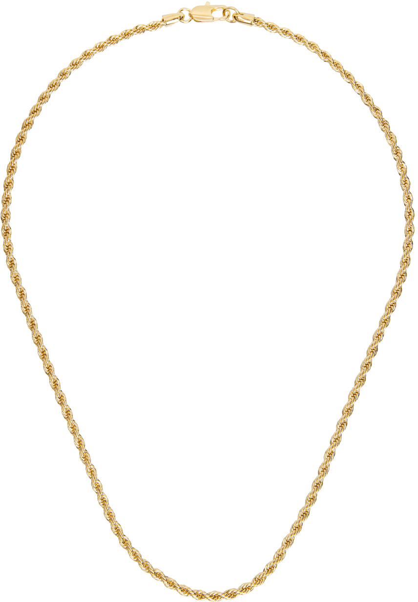 Laura Lombardi Gold Rope Chain Necklace