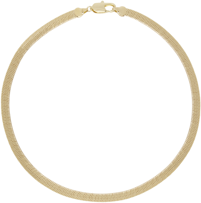 Laura Lombardi Gold Omega Chain Necklace