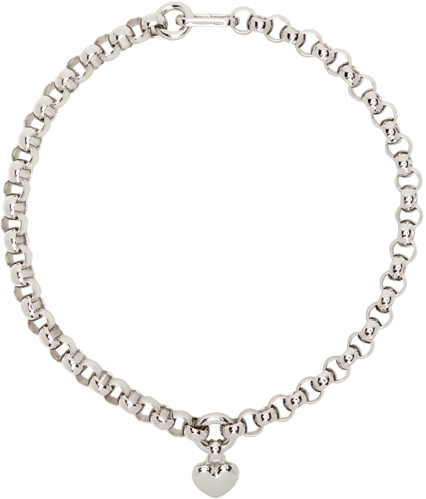 Laura Lombardi: Silver Amorina Necklace | SSENSE Canada