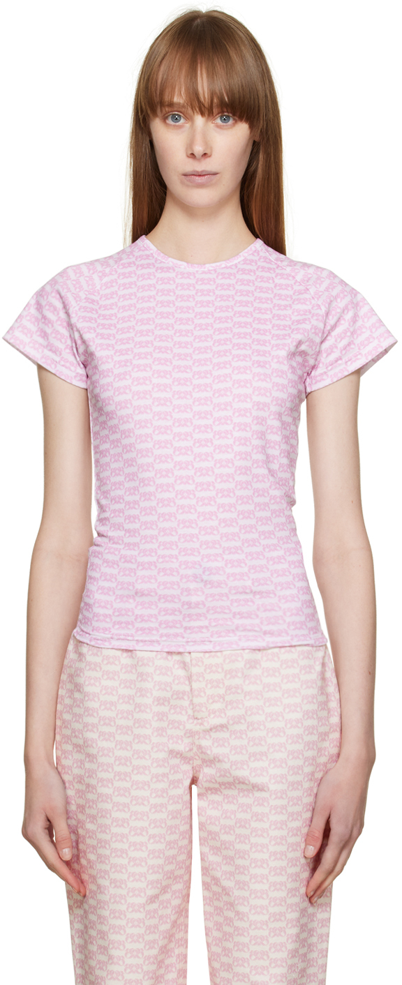 Off-White & Pink Hara T-Shirt