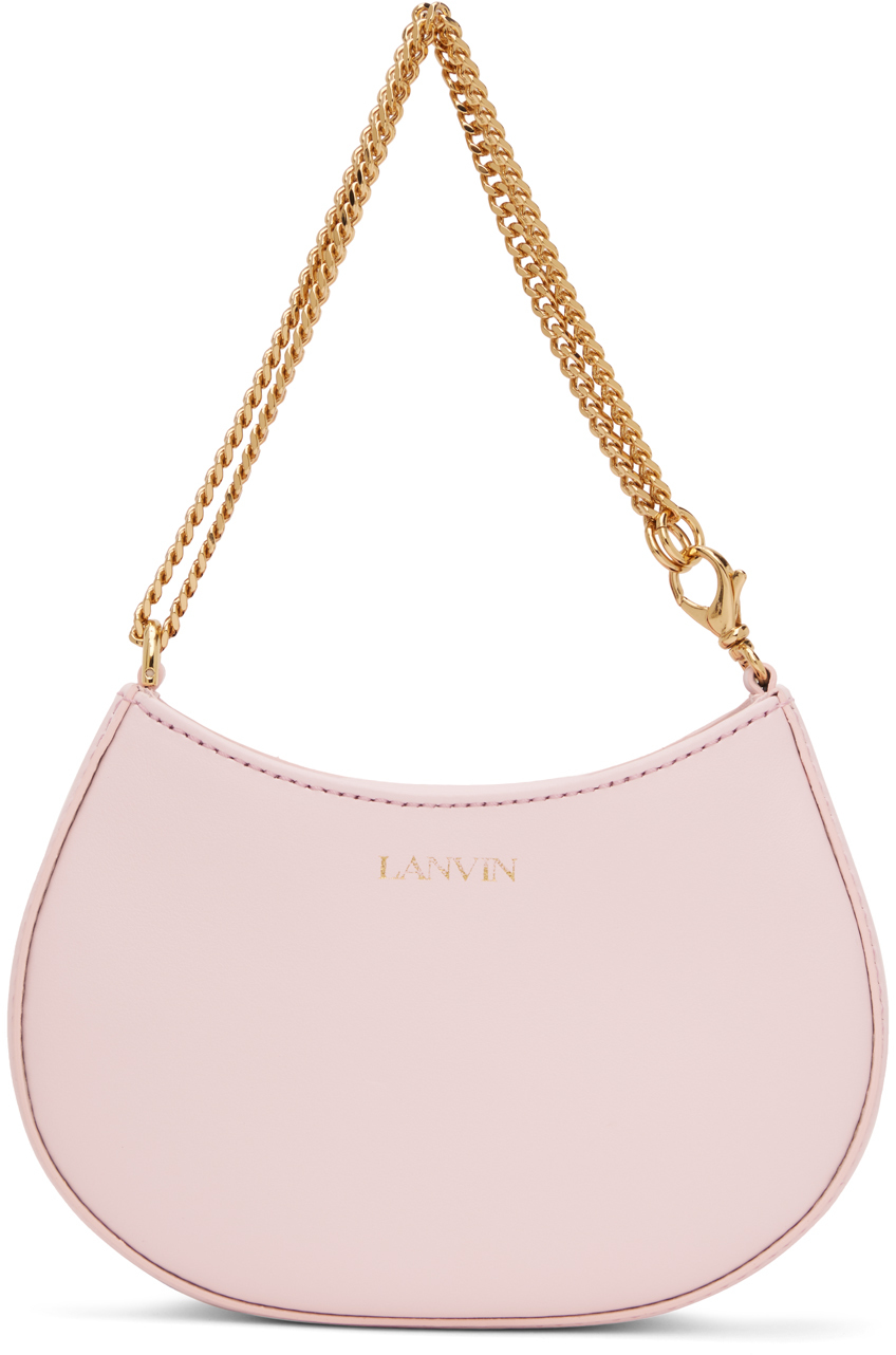 Lanvin: Pink Extra Nano Shoulder Bag | SSENSE Canada