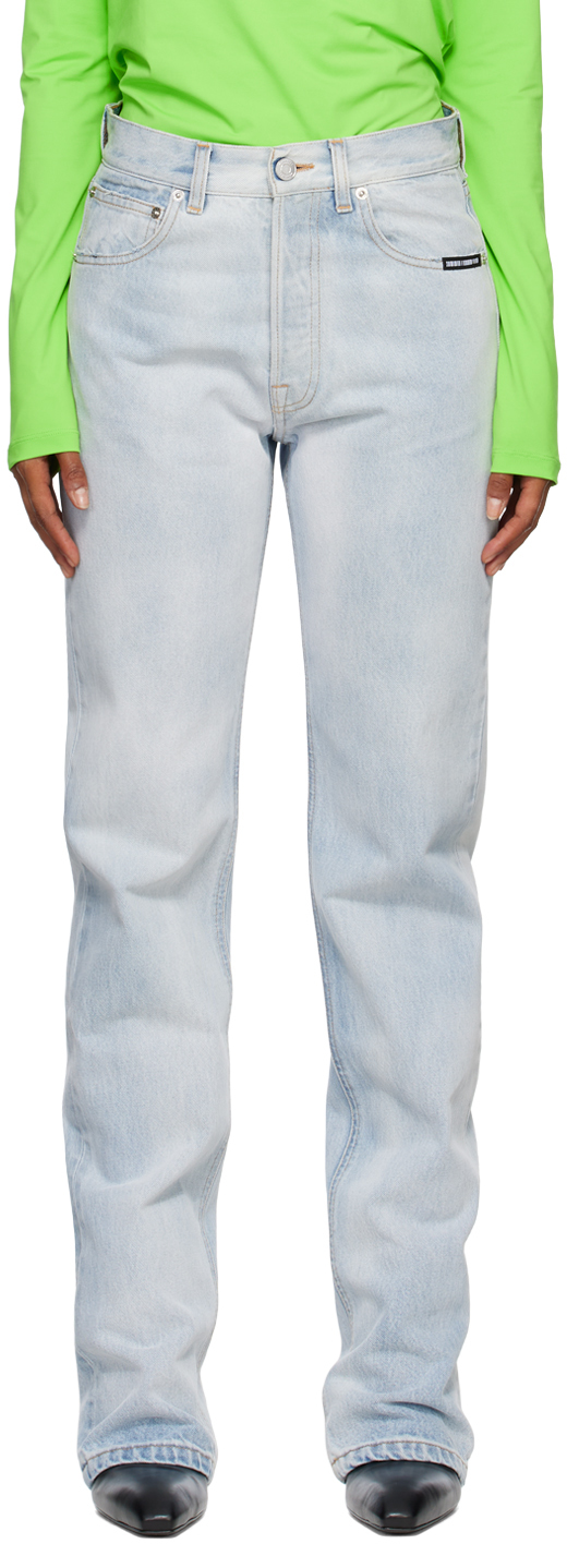 Blue best sale patch jeans