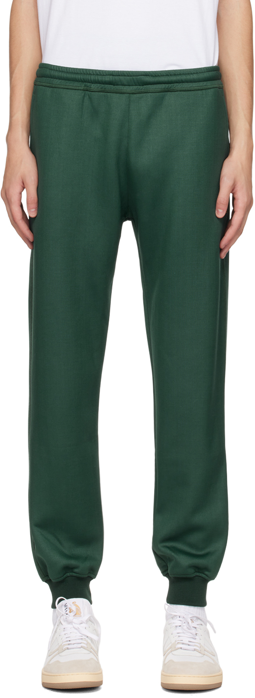 Lanvin Green Embroidered Lounge Pants