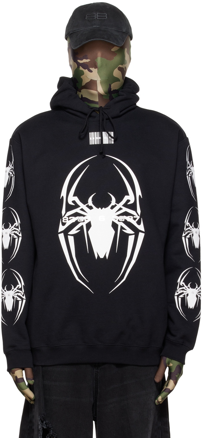 VTMNTS BLACK SPIDER HOODIE