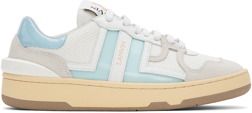 Lanvin Blue & White Clay Sneakers
