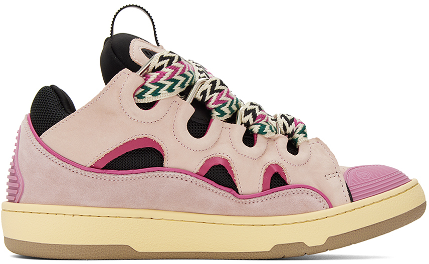 Lanvin Pink Curb Sneakers
