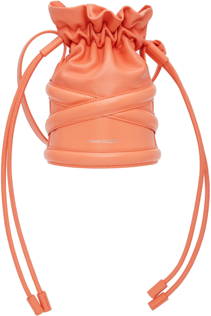 Alexander McQueen Pink 'The Soft Curve' Shoulder Bag
