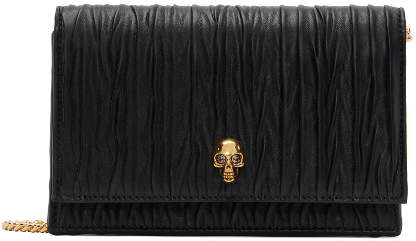 Alexander McQueen Black Small Skull Bag