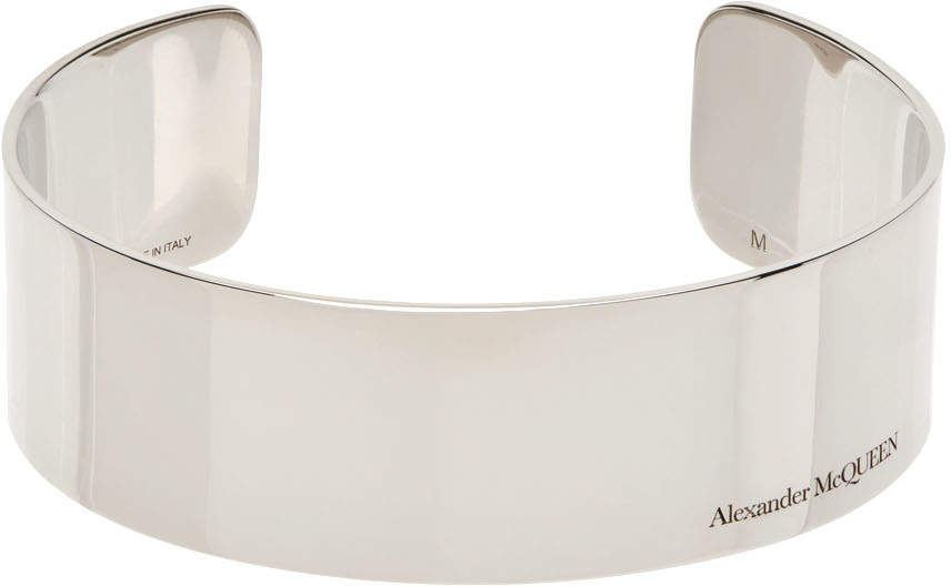 for Men Save 27% White Mens Bracelets Alexander McQueen Bracelets Alexander McQueen Mens Bracelet in Silver 