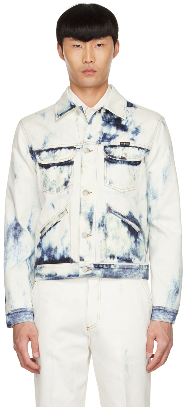 White Blue Sky Denim Jacket