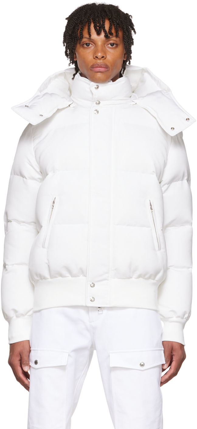 White Polyester Jacket by Alexander McQueen on Sale