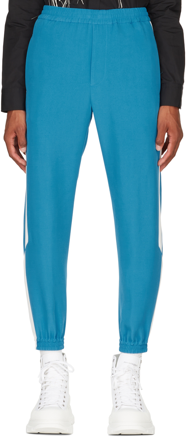 Blue Viscose Lounge Pants