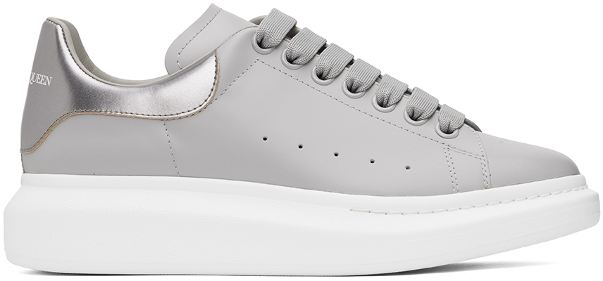Alexander McQueen: Gray Oversized Sneakers | SSENSE Canada