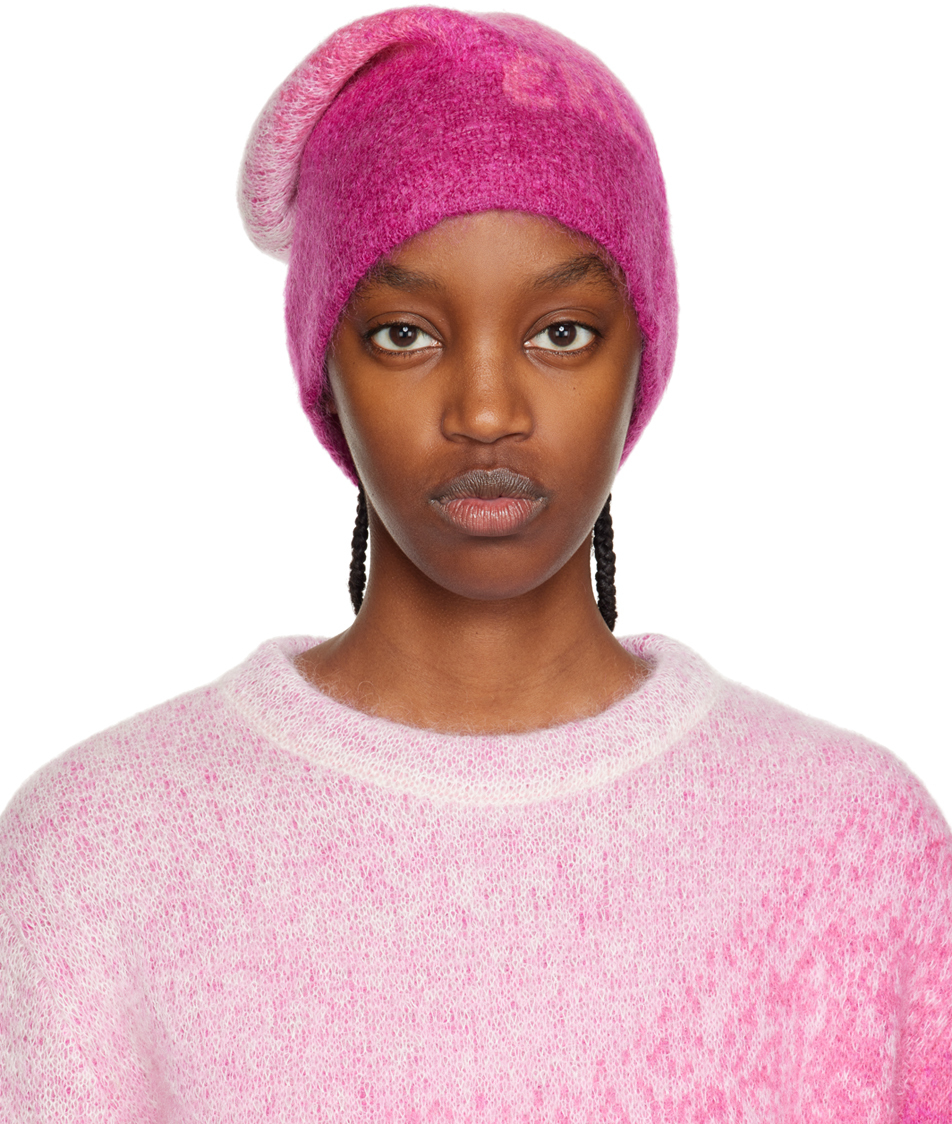 ERL: Pink Gradient Beanie | SSENSE Canada