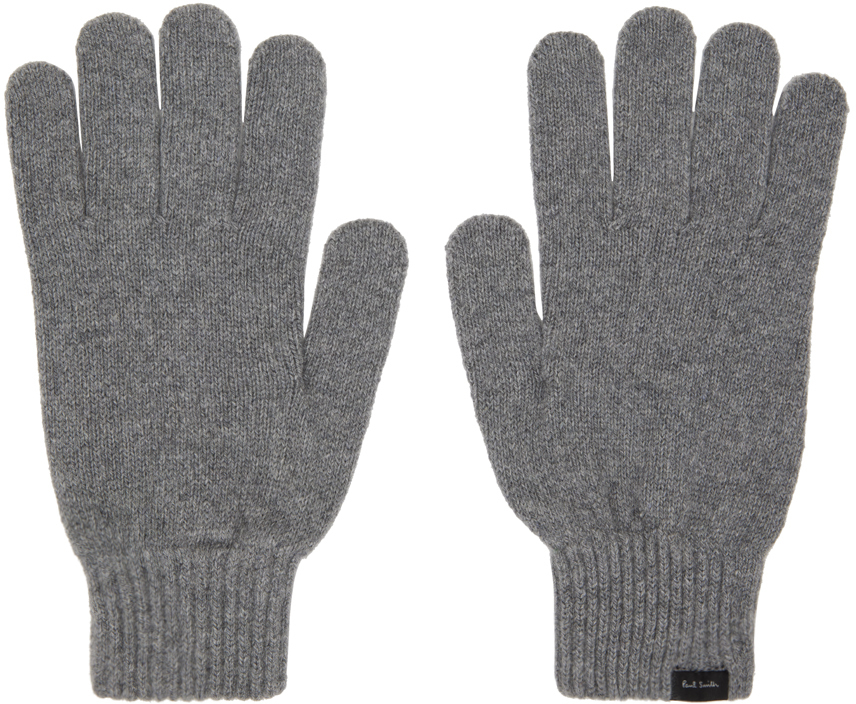 Gray Cashmere Gloves SSENSE Men Accessories Gloves 