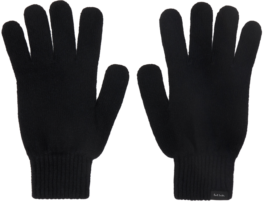 rechter Post rechter Paul Smith Black Cashmere Gloves | Smart Closet