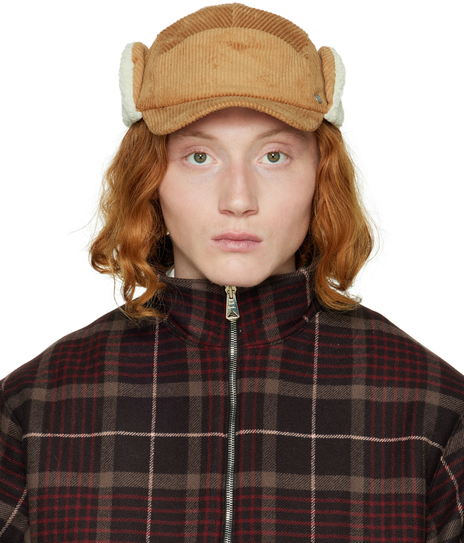 Tan Corduroy Cap