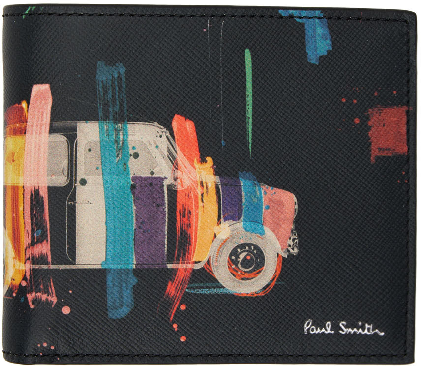 Paul Smith Men's Black Other Materials Wallet In Multicolour