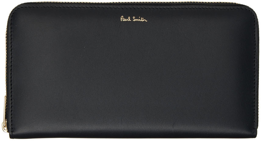 Paul Smith Black Zip Wallet In 79 Blacks