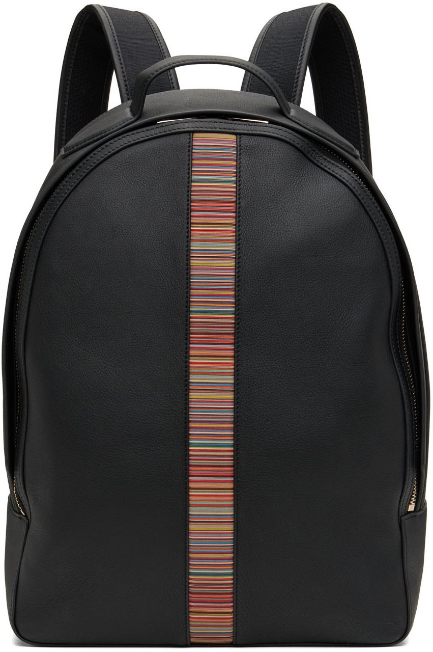 Paul Smith Men's Striped Leather Bag