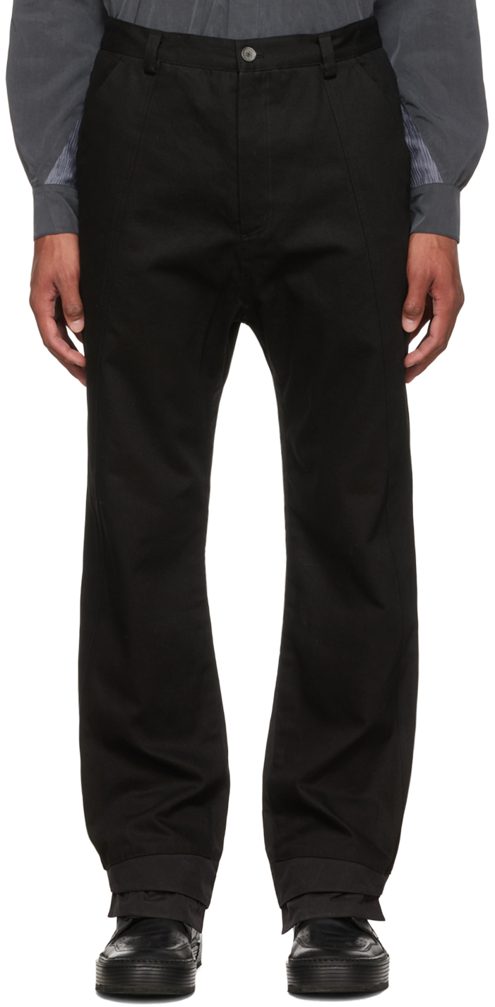 Black EP.2 04 Trousers by XLIM on Sale
