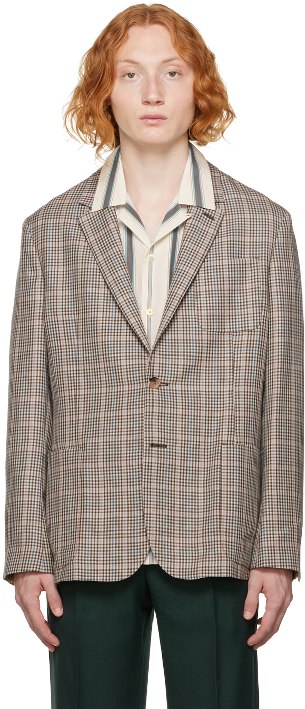 Multicolor Two-Button Blazer by Paul Smith on Sale