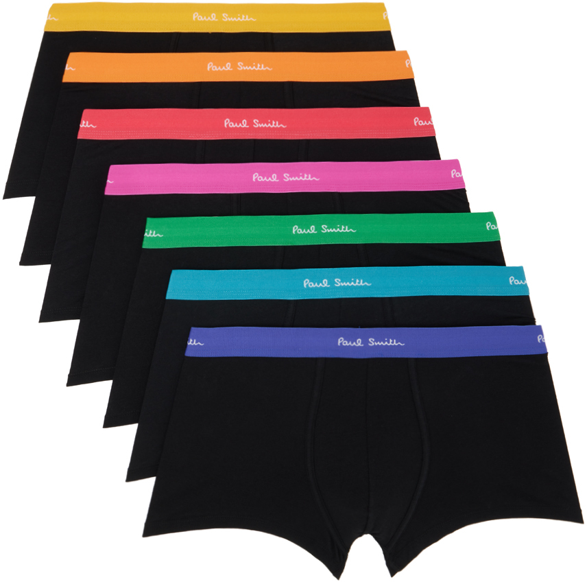 Ssense Uomo Abbigliamento Intimo Calze Three-Pack Multicolor Stretch Boxers 