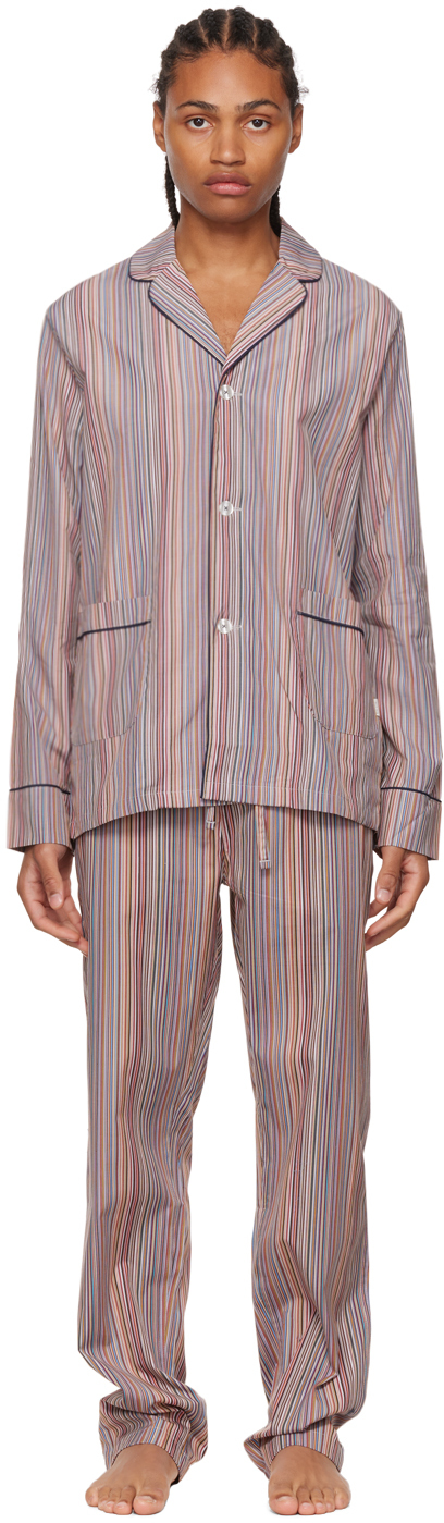 Ssense Uomo Abbigliamento Abbigliamento per la notte Pigiami Brown Organic Cotton Pyjama Shirt 