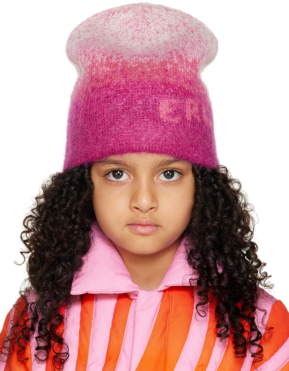 Kids Pink Gradient Beanie by ERL | SSENSE