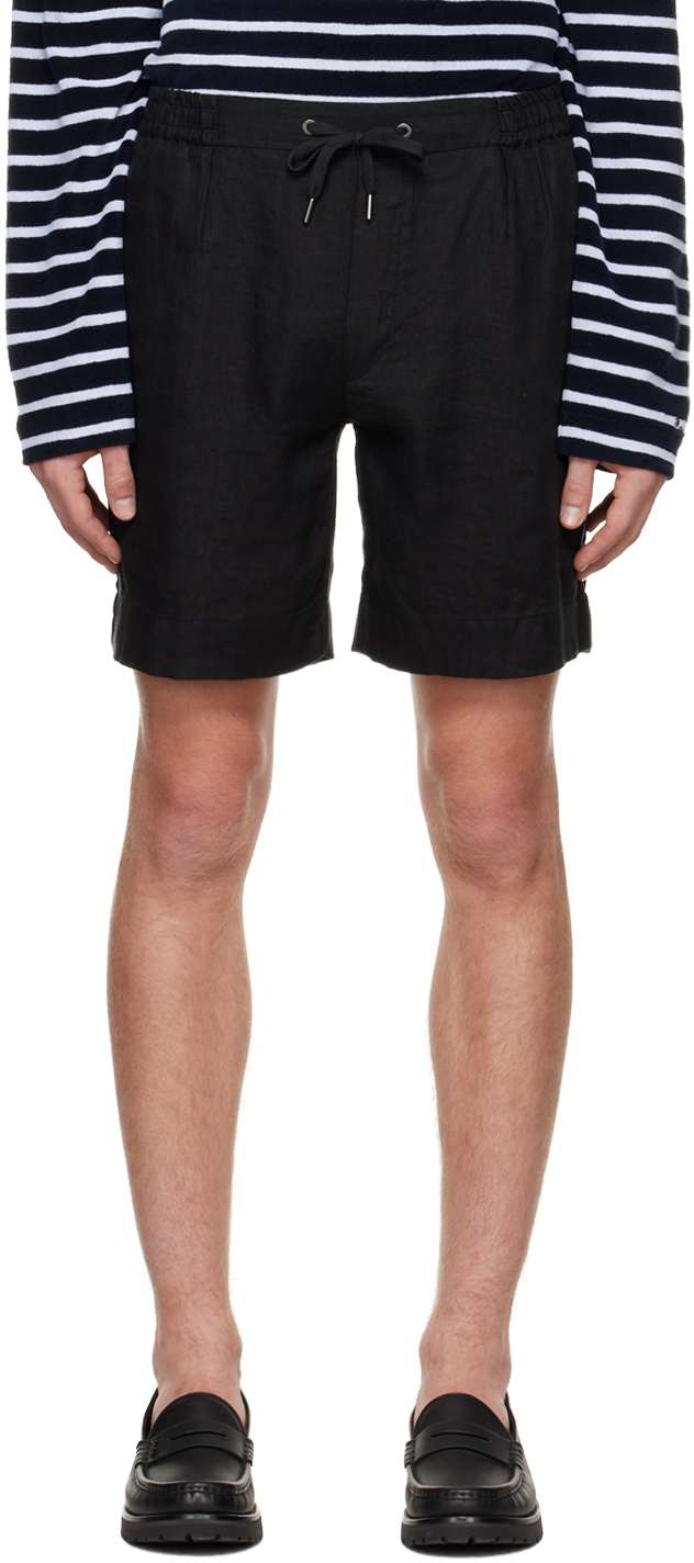 Black Dobby Shorts